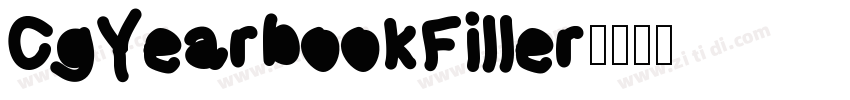 CgYearbookFiller字体转换
