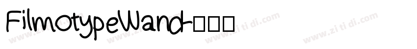 FilmotypeWand字体转换
