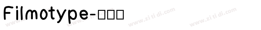 Filmotype字体转换