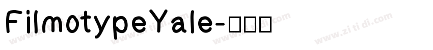 FilmotypeYale字体转换