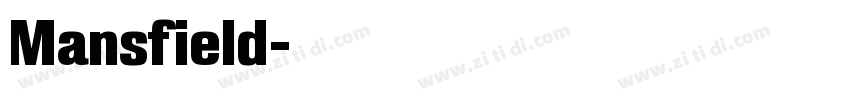 Mansfield字体转换