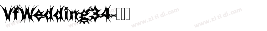 VfWedding34字体转换