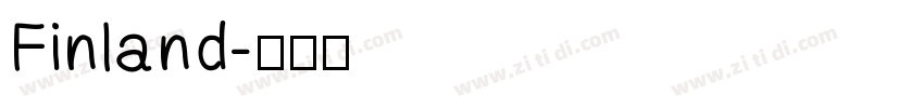 Finland字体转换