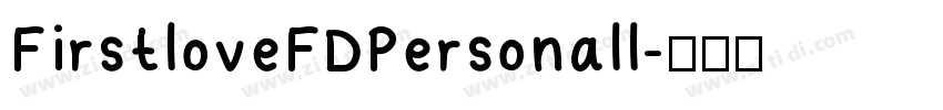 FirstloveFDPersonall字体转换