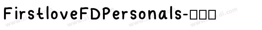 FirstloveFDPersonals字体转换