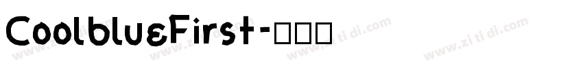 CoolblueFirst字体转换