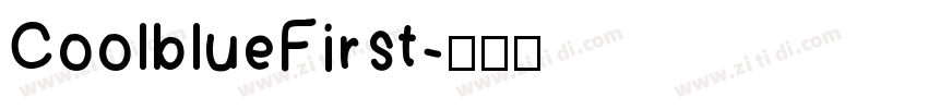 CoolblueFirst字体转换