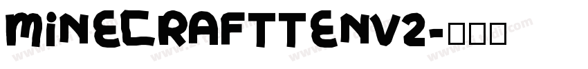 MinecraftTenv2字体转换