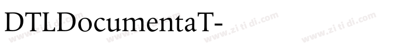DTLDocumentaT字体转换