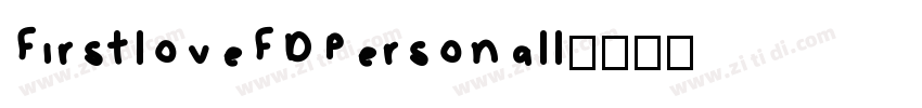 FirstloveFDPersonall字体转换