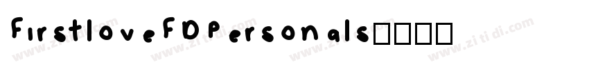 FirstloveFDPersonals字体转换