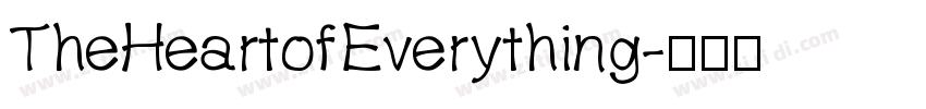 TheHeartofEverything字体转换