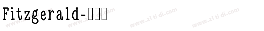 Fitzgerald字体转换