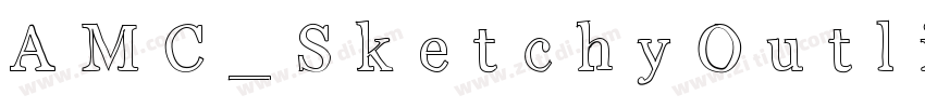 AMC_SketchyOutlines字体转换