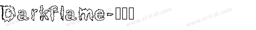 Darkflame字体转换