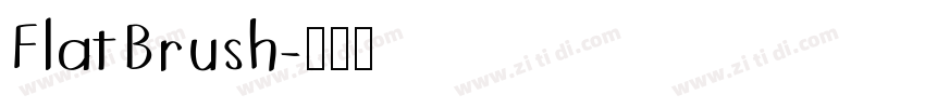 FlatBrush字体转换 FlatBrush字体转换