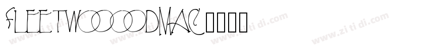 FleetwoodMac字体转换