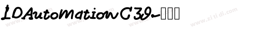 IDAutomationC39字体转换