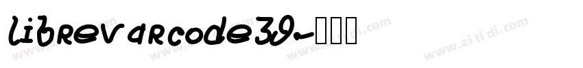 librevarcode39字体转换