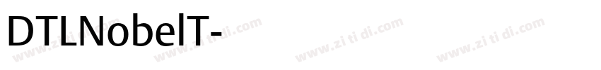 DTLNobelT字体转换