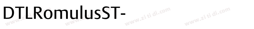 DTLRomulusST字体转换