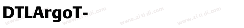 DTLArgoT字体转换
