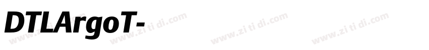 DTLArgoT字体转换