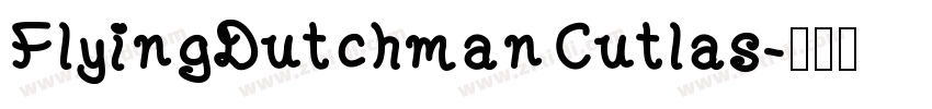FlyingDutchmanCutlas字体转换