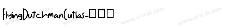 FlyingDutchmanCutlas字体转换