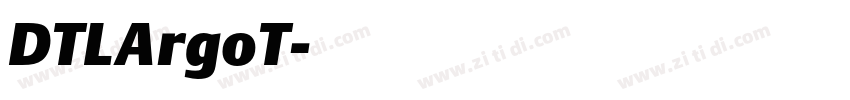 DTLArgoT字体转换