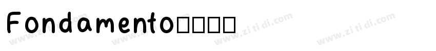 Fondamento字体转换