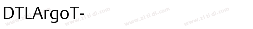 DTLArgoT字体转换