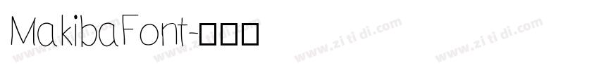 MakibaFont字体转换