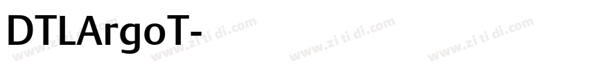 DTLArgoT字体转换