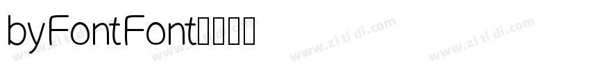 byFontFont字体转换