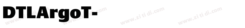 DTLArgoT字体转换