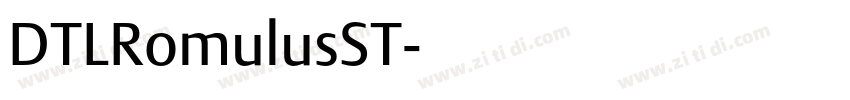 DTLRomulusST字体转换