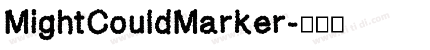 MightCouldMarker字体转换 MightCouldMarker字体转换