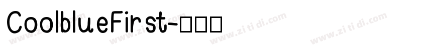 CoolblueFirst字体转换