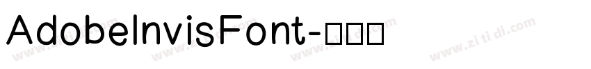 AdobelnvisFont字体转换