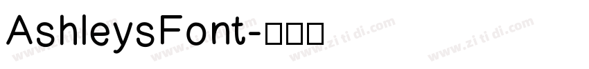 AshleysFont字体转换