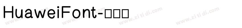 HuaweiFont字体转换