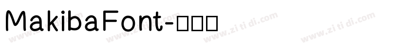 MakibaFont字体转换