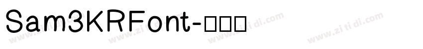 Sam3KRFont字体转换