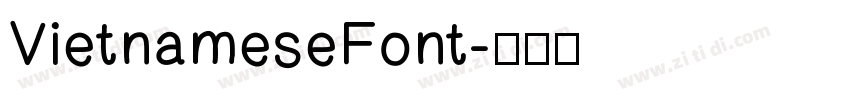 VietnameseFont字体转换