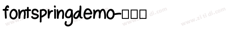 fontspringdemo字体转换