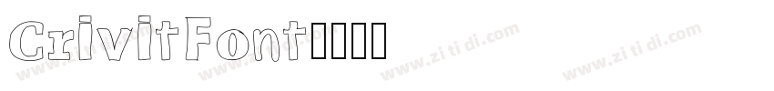 CrivitFont字体转换
