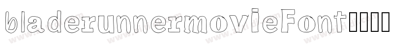 bladerunnermovieFont字体转换