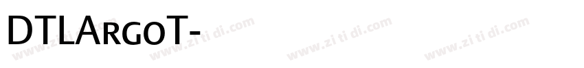 DTLArgoT字体转换