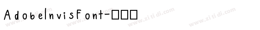 AdobelnvisFont字体转换